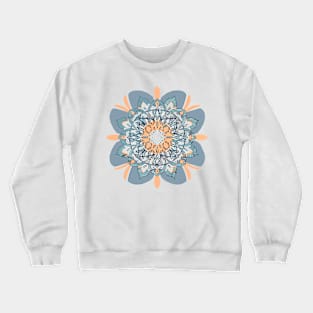 mandala Clamber Paintmandala Zoom Paint Crewneck Sweatshirt